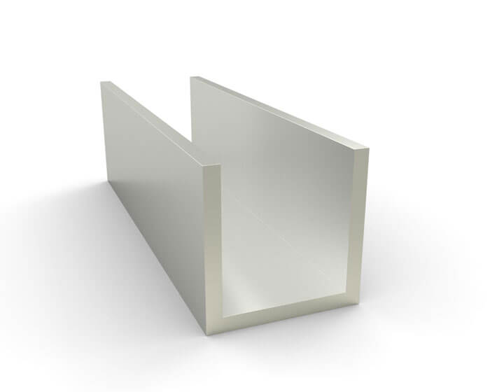 Aluminum Channel 5/8" Leg x 5/8" OD x 1/2" ID Eagle Mouldings