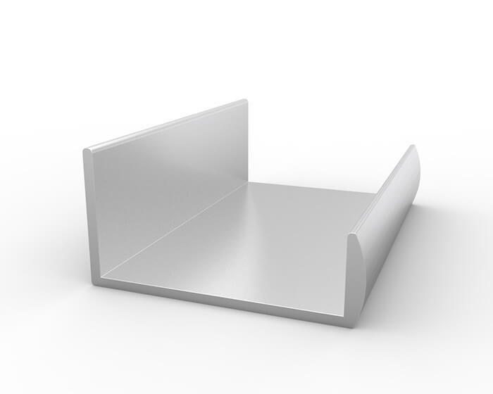 Aluminum JCap mouldings 1" ID for bleacher edging Eagle Mouldings