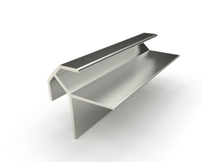 Aluminum Out Corner Radiused Out Corner for 1/4" Material Eagle Mouldings