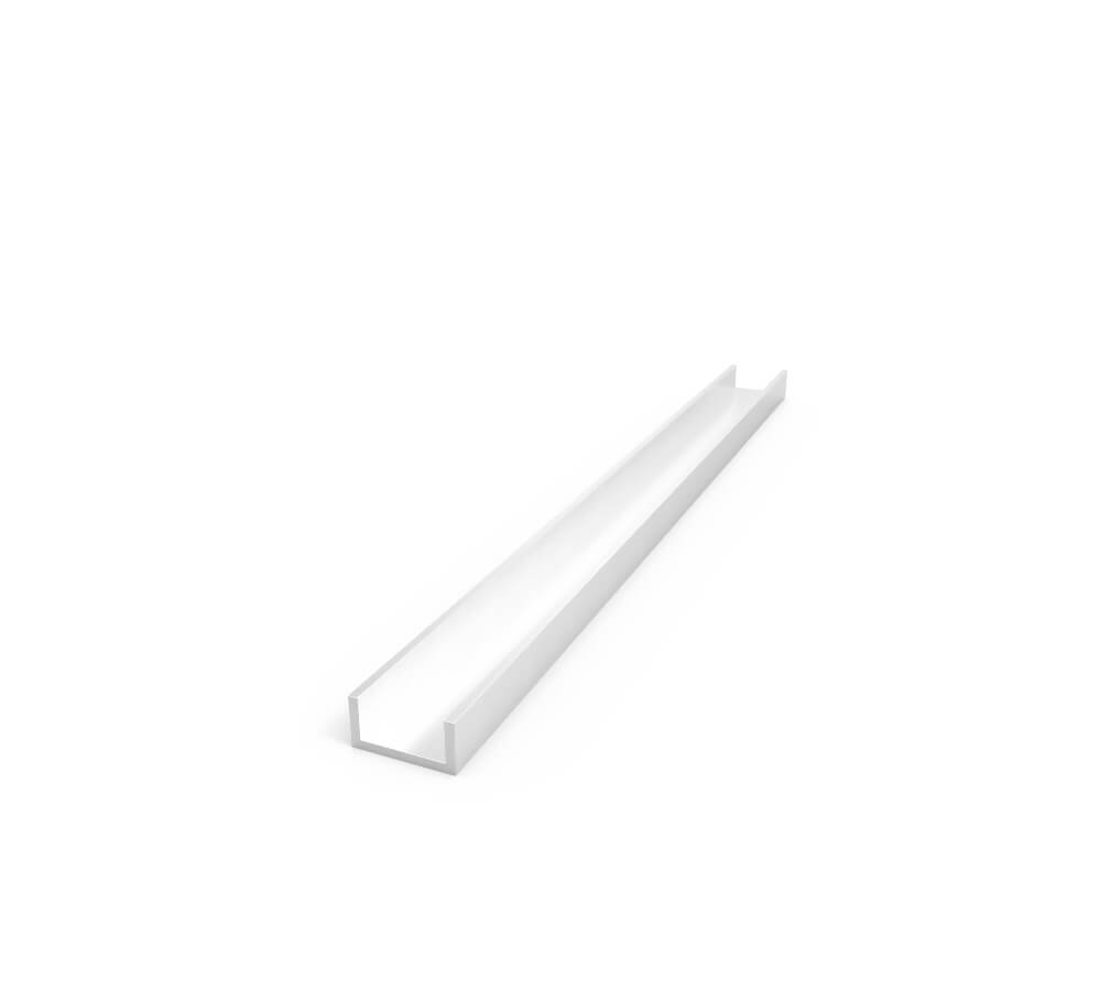 Aluminum Channel 1/2" Leg x 1" OD x 13/16" ID x 3/32" Wall Eagle