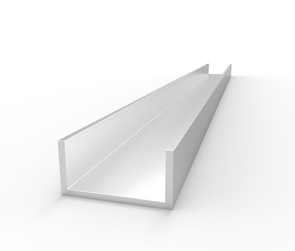 Aluminum Channel 1/2" Leg x 1" OD x 7/8" ID x 1/16" Wall Eagle