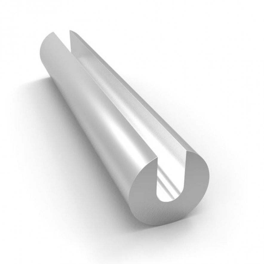 Aluminum Channel 3/8" Round Channel x .128" ID Eagle Mouldings