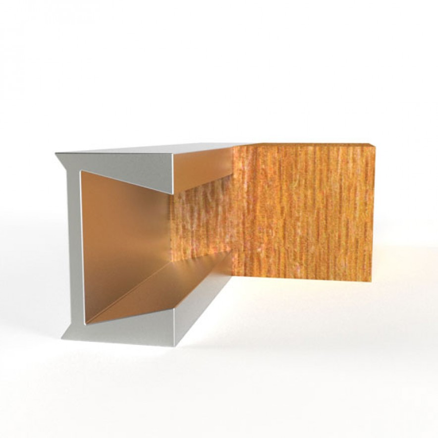 Aluminum Shelf cap extrusion Eagle Mouldings