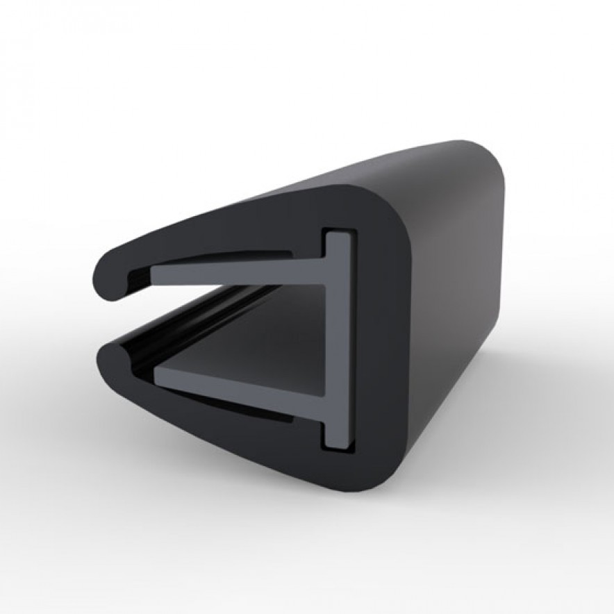 Vinyl Rub Rail 11/16" white Eagle Mouldings