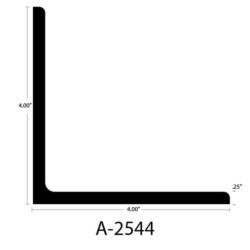 A-2544 Structural Angle Dimensions