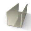 Aluminum Channel - 3/4" Leg x 3/4" OD x 5/8" ID x 1/16" Wall