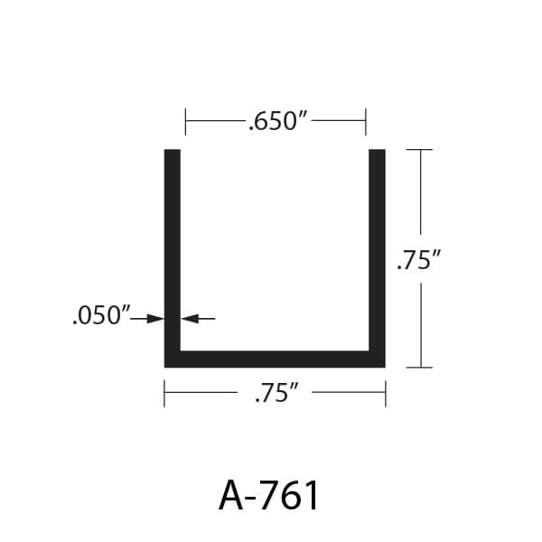 A-761 Channel Dimensions