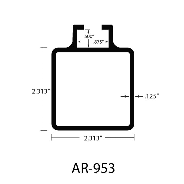 AR-953 Dimensions