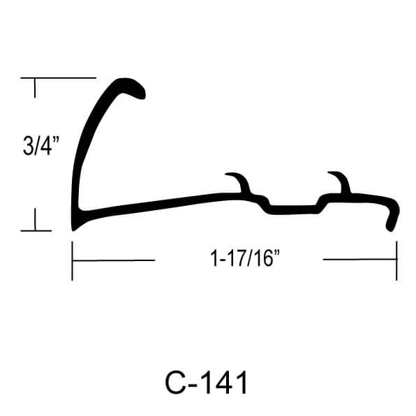 C-141 – 3/4″ – FLEX CONTOUR – SILVER