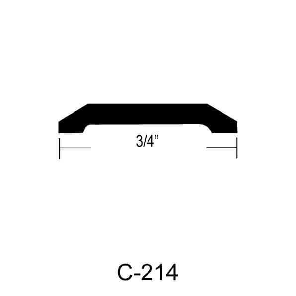 C-214-Hammered Top – 3/4″