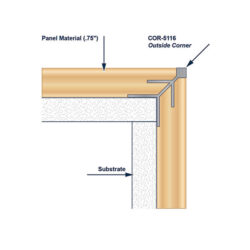 COR-5116 Outside Corner Install Diagram