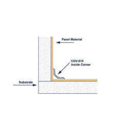 Aluminum Inside Corner Trim Install Diagram