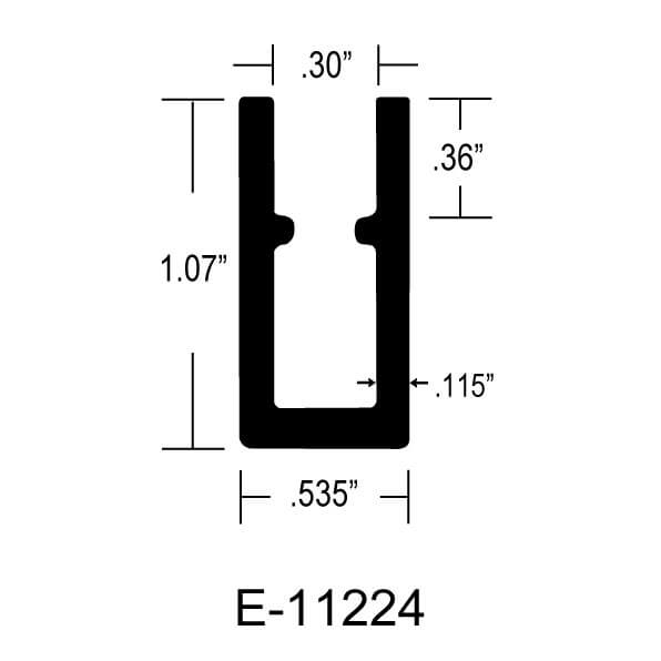 E-11224 - 1.070″ LEGS X .535″ OD X .300″ ID