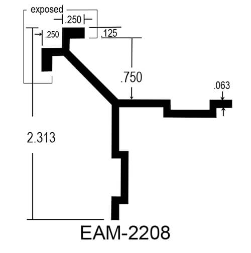 EAM-2208 Dimensions