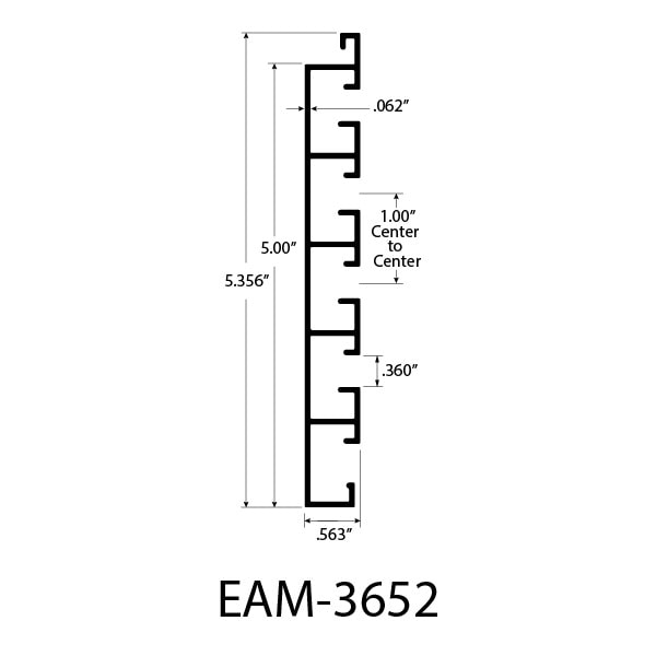 EAM-3652 Dimensions