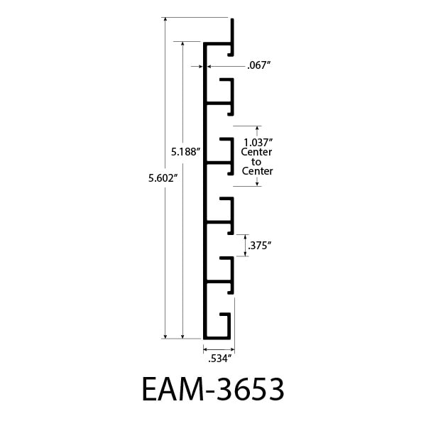 EAM-3653 Dimensions