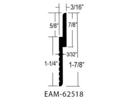 EAM-62518 – 1-7/8″ TALL X 3/16″ STAND OFF X 5/8″