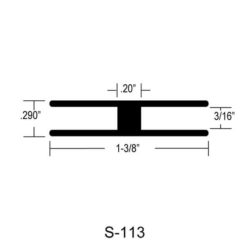 S-113 - 1-3/8″ FOR 3/16″ MATERIAL