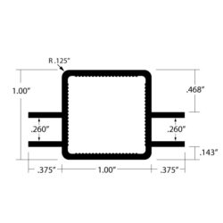 TCF-62200 Tube Framing Dimensions