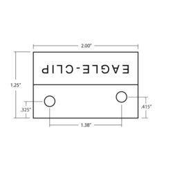 ZCP-375 Z clip hole location