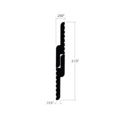 ZCP-375-2 Z Clip Paired Dimensions