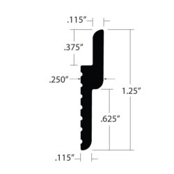 ZCP-375 Z Clip Dimensions