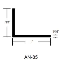 AN-85 – 3/4″ X 1″ X 1/16″