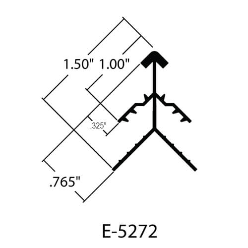 E-5272 – 90 Degree Outside Corner - Eagle Aluminum