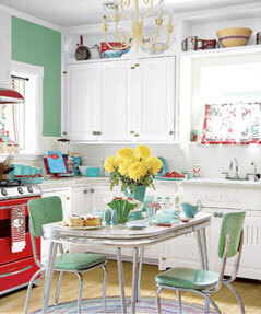 retro kitchen with aluminum trim retro kitchen with aluminum trim