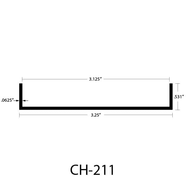 Ch-211 Channel dimensions