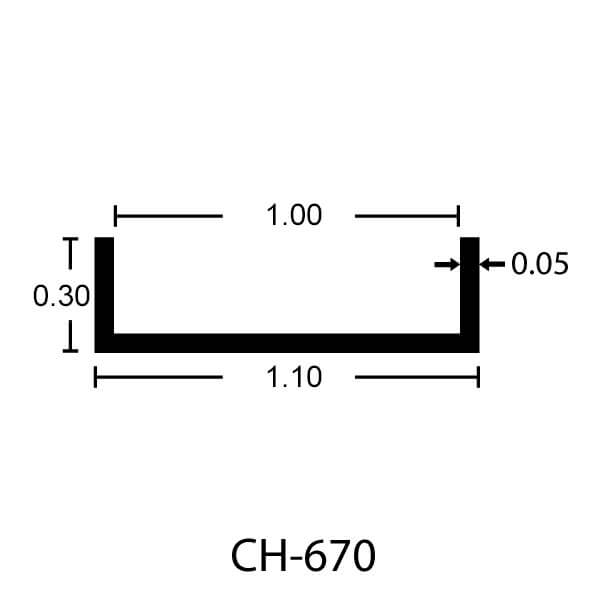 CH-670 Dimensions