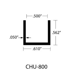 CHU-800 Channel dimensions
