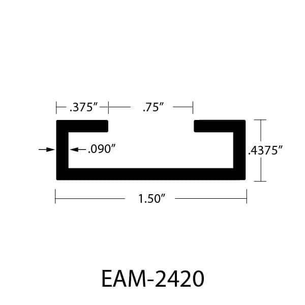 EAM-2420 C-Channel Slide Channe