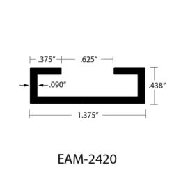 EAM-2420 C-Channel Slide Channe