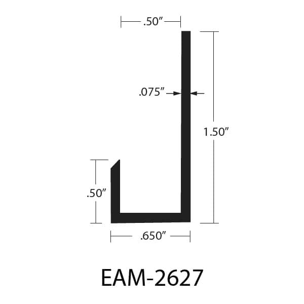 EAM-2627 J Cap Channel