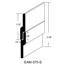 EAM-375-S-2 – 1-1/4″ TALL X 3/8″ LIFT OFF X 1/4″