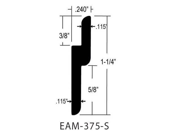 EAM-375-S.jpg - 1-1/4″ TALL X .240 STAND OFF X 3/8″