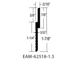EAM-62518-1.5 - 1-7/8″ TALL X 3/16″ STAND OFF X 5/8″