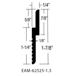 EAM-62525-1.5 – 1-7/8″ TALL X 1/4″ STAND OFF X 5/8″