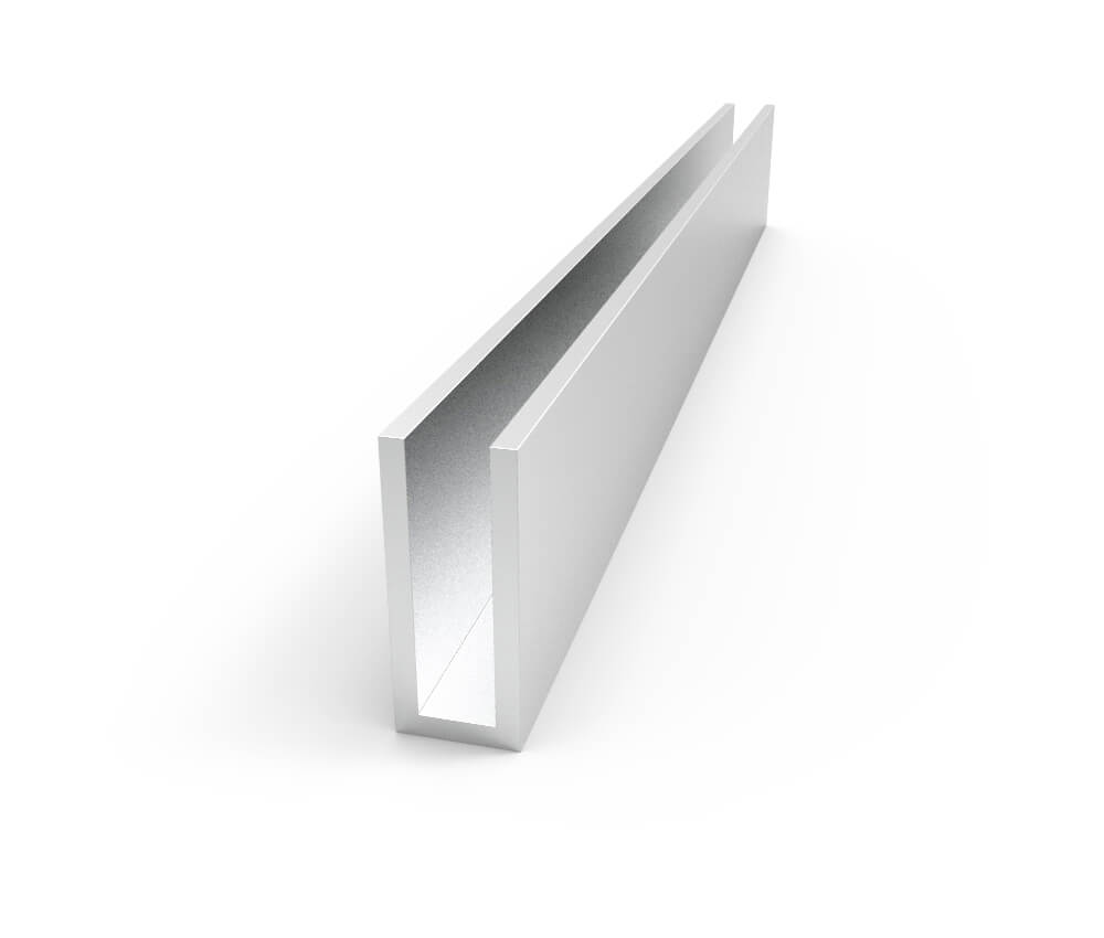 Aluminum Channel – .625″ Leg x .255″ OD x .155″ ID x .05