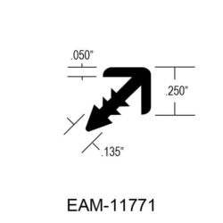 EAM-11771 – 90 DEGREE 1/4″ – RADIUSED OUTSIDE CORNER
