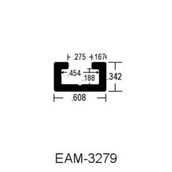 EAM-3279 C Channel, Sliding T track