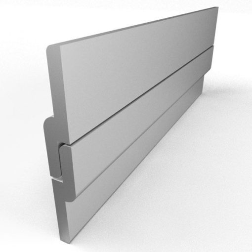 Aluminum Z Clip Smooth 11/4" Tall x .240 Stand Off x 3/8" Lift Off