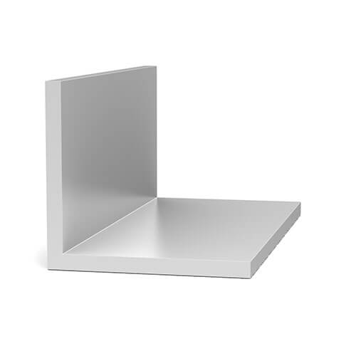 Aluminum Angle - Unequal Leg - 1-3/8" x 1-1/2" x 1/8" - EAM-2719