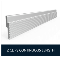 Aluminum Z Clips (Panel Clips) | Eagle Mouldings