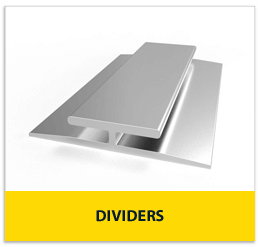 Extruded Aluminum Divider