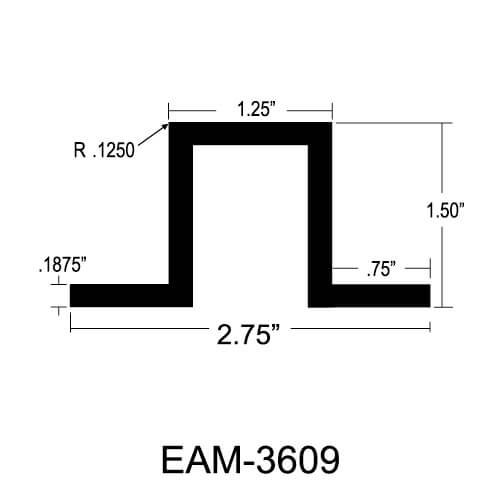 EAM-3609 Dimensions - Eagle Aluminum