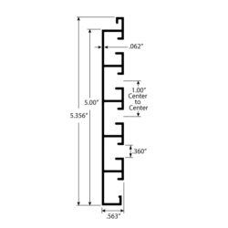 SLW-3652 Dimensions