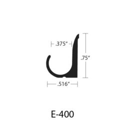 E-400 J-Cap Dimensions