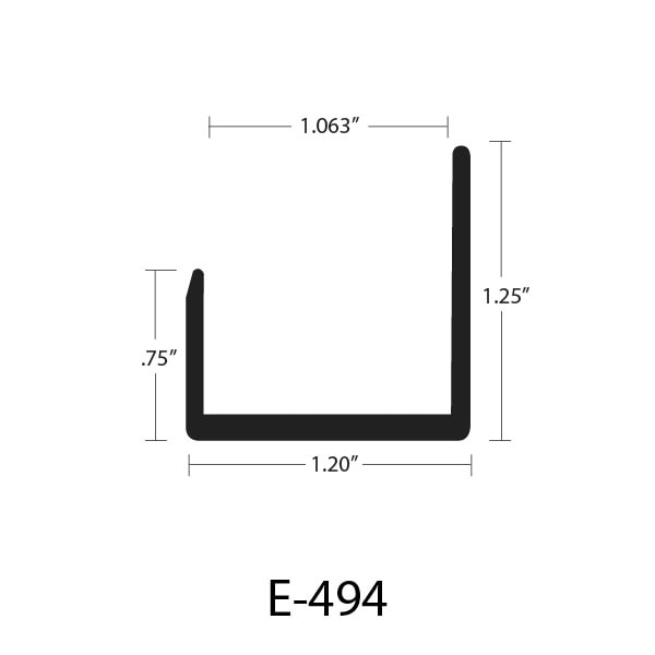 E-494 J-Cap Dimensions